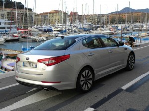 Der Kia Optima im Stand