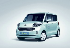 Kia Ray EV fährt elektrisch