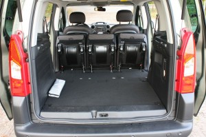 Der Innenraum des Peugeot Partner Tepee