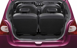 Kofferraum des Renault Twingo