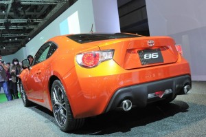 Der Toyota GT 86 in der Heckansicht
