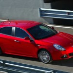 Der Alfa Romeo Guilietta TCT in der Farbe Rot