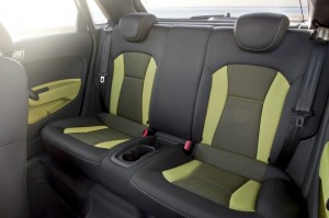 Die Fondsitze im Audi A1 Sportback