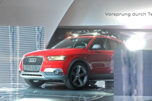 Audi feiert die in Detroit Weltpremiere des Q3