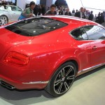 Bentley Continental GT V8 in der Seiten und Heckansicht auf der Detroit Motorshow