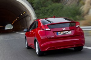 Neuer Honda Civic in der Heckansicht