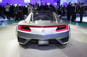Der Honda NSX in der Heckansicht