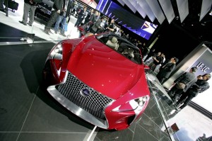 Die Frontpartie des Lexus LF-LC Hybrid Concept
