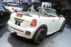 Der Mini Roadster in der Heckansicht