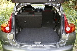 Der Kofferraum des Nissan Juke
