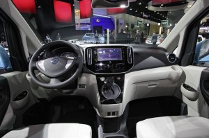 Der Innenraum des Transporters Nissan e-NV200 Concept