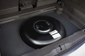 Der Gastank des Opel Meriva 1.4 LPG Ecoflex