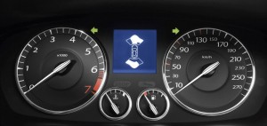 Der Tachometer des neuen Renault Laguna Coupe