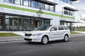 Skodas Elektroauto Octavia Green E Line bei Tests