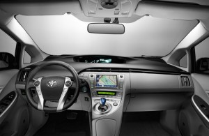 Das Cockpit des Toyota Prius