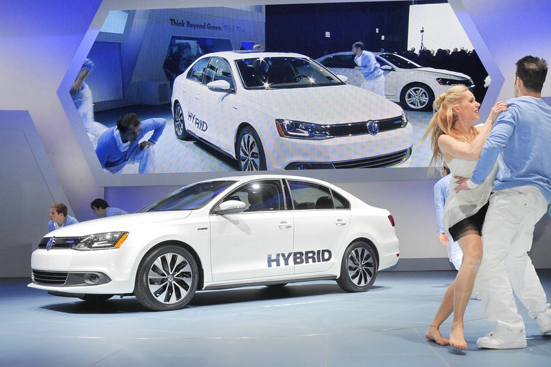VW Jetta Hybrid bei der Vorstellung auf der US-Messe