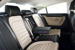 Der Fond des Volkswagen CC - hier nehmen die Fondpassagiere Platz