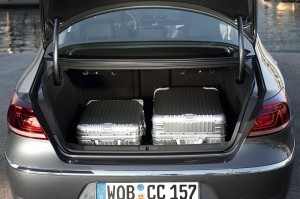 Der Kofferraum des Volkswagen CC