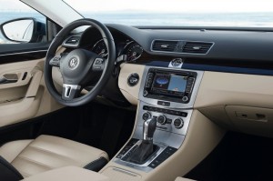 Die Mittelkonsole des Volkswagen CC
