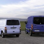 Heckansicht Transporter und Crafter