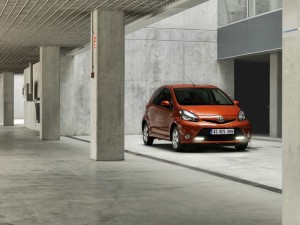 Die Frontpartie des 2012-er Toyota Aygo