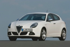 Der Alfa Romeo Giuletta Standaufnahme