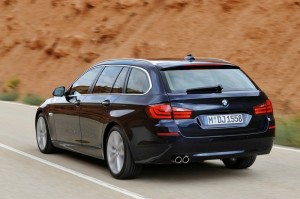 Das Heck des BMW 5er Touring