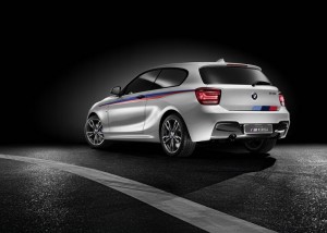 Die Heckpartie des BMW M135i Concept
