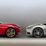 Die beiden Sportcoupes Chevrolet Code 130R und Tru 140S in der Seitenansicht