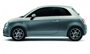 Fiat 500 ID in der Minimal Grau / Electroclash Grau Lackierung