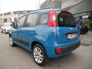 Der neue Fiat Panda in de Heck- Seitenansicht