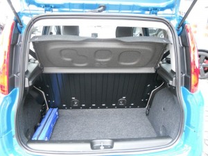 Der Kofferraum des Fiat Panda bietet 225 Liter Stauraum