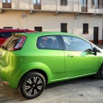 Fiat Punto präsentiert sich von der Seite