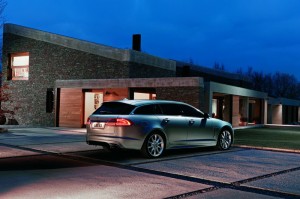 Die Heckpartie des Jaguar XF Sportbrake