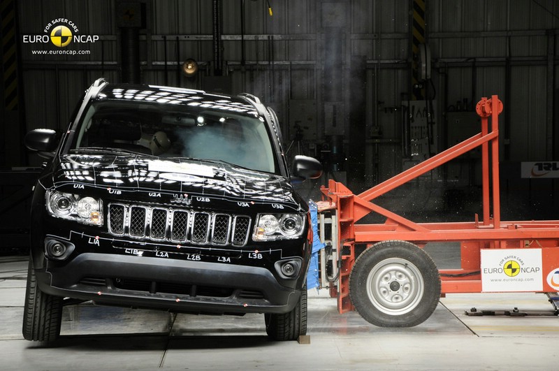 Jeep Compass im Euro-NCAP-Crashtest - Seitencrash
