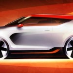 Kias neue Studie Trackster in der Seitenansicht