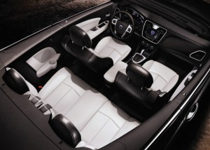 Der Innenraum des neuen Lancia Flavia Cabrio