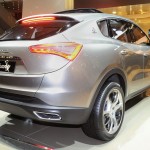 Der Maserati Kubang präsentiert sich auf einer Automesse
