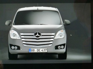 Der Mercedes-Benz Citan auf einer Bildschirm