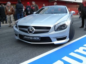 Die Frontpartie des Mercedes SL 63 AMG 2012