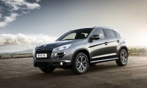 Das neun Peugeot Kompakt-SUV 4008 - Standaufnahme
