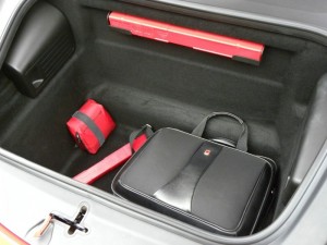 Der Kofferraum des Porsche Carrera Cabrio