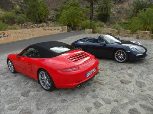 Das neue Porsche Carrera Cabrio in der offenen und geschlossenen Version