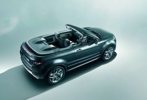 Land Rover Konzeptfahrzeug Range Rover Evoque Cabriolet in der Seitenansicht