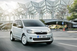 Der Skoda Citigo als Fünftürer in der Frontansicht