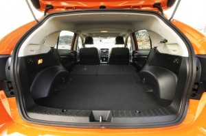 Der Gepäckraum des SUV Subaru XV