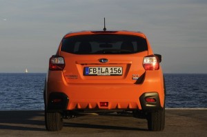 Der Subaru XV in der Heckansicht