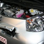 Der Motor des Elektroautos Toyota iQ EV