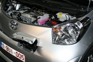 Der Motor des Elektroautos Toyota iQ EV