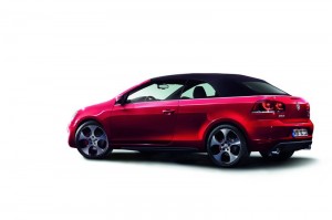 Das VW Golf GTI Cabriolet geschlossen